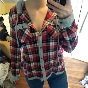 Flannel Hoodie
